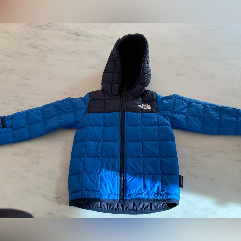 The North Face Kids Puffer Jacket - Color blocking blues